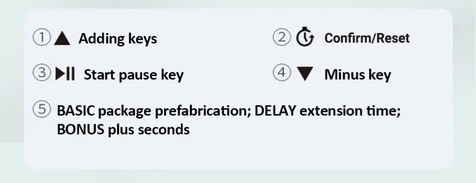 Tournament Grade Chess Clock with Count Up/Down