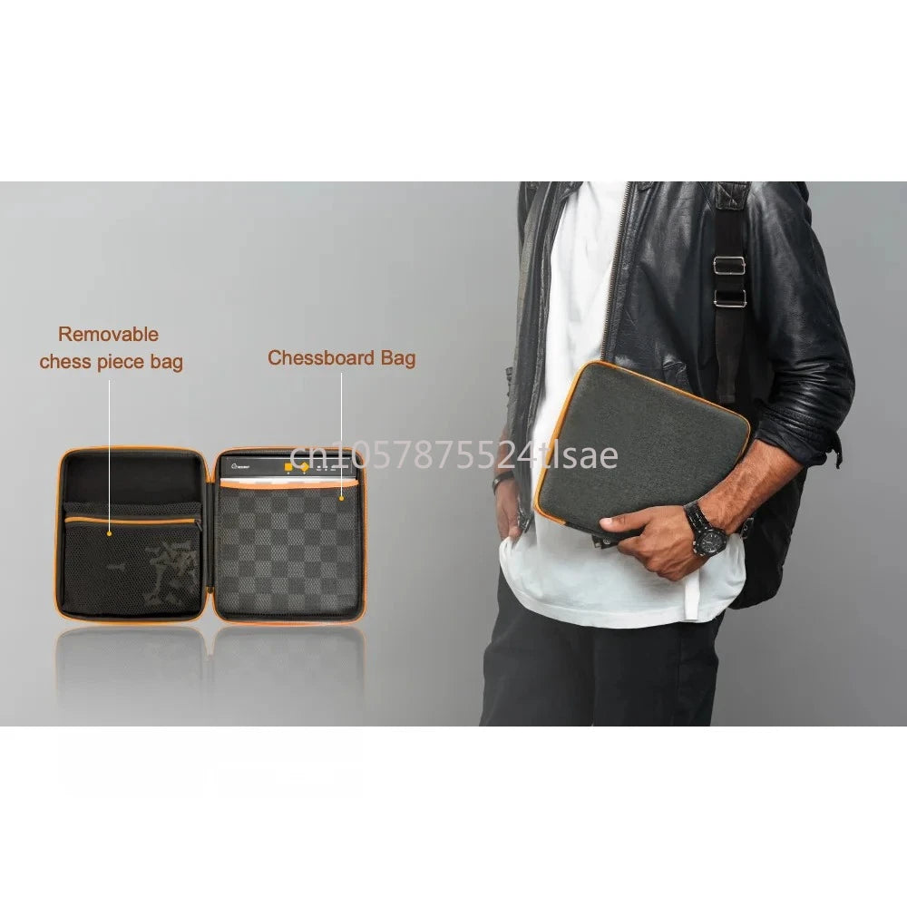 Ultimate Portable Travel Electronic Chessboard ((Grey))