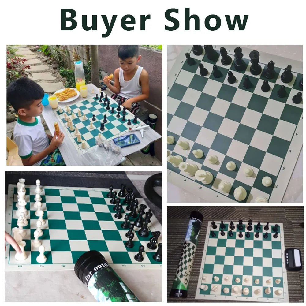 Outdoor Wooden Chess Set