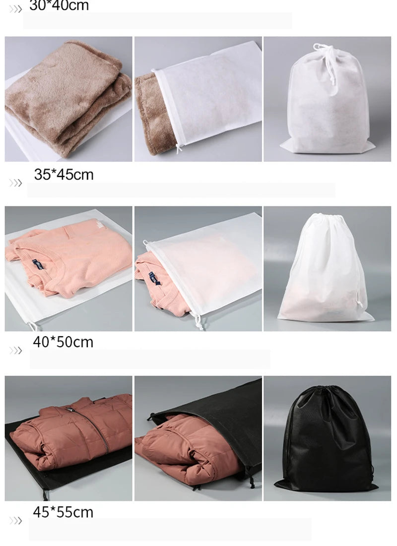 StoBag Non-woven Drawstring Bags Shoe Clothes Storage Fabric Portable