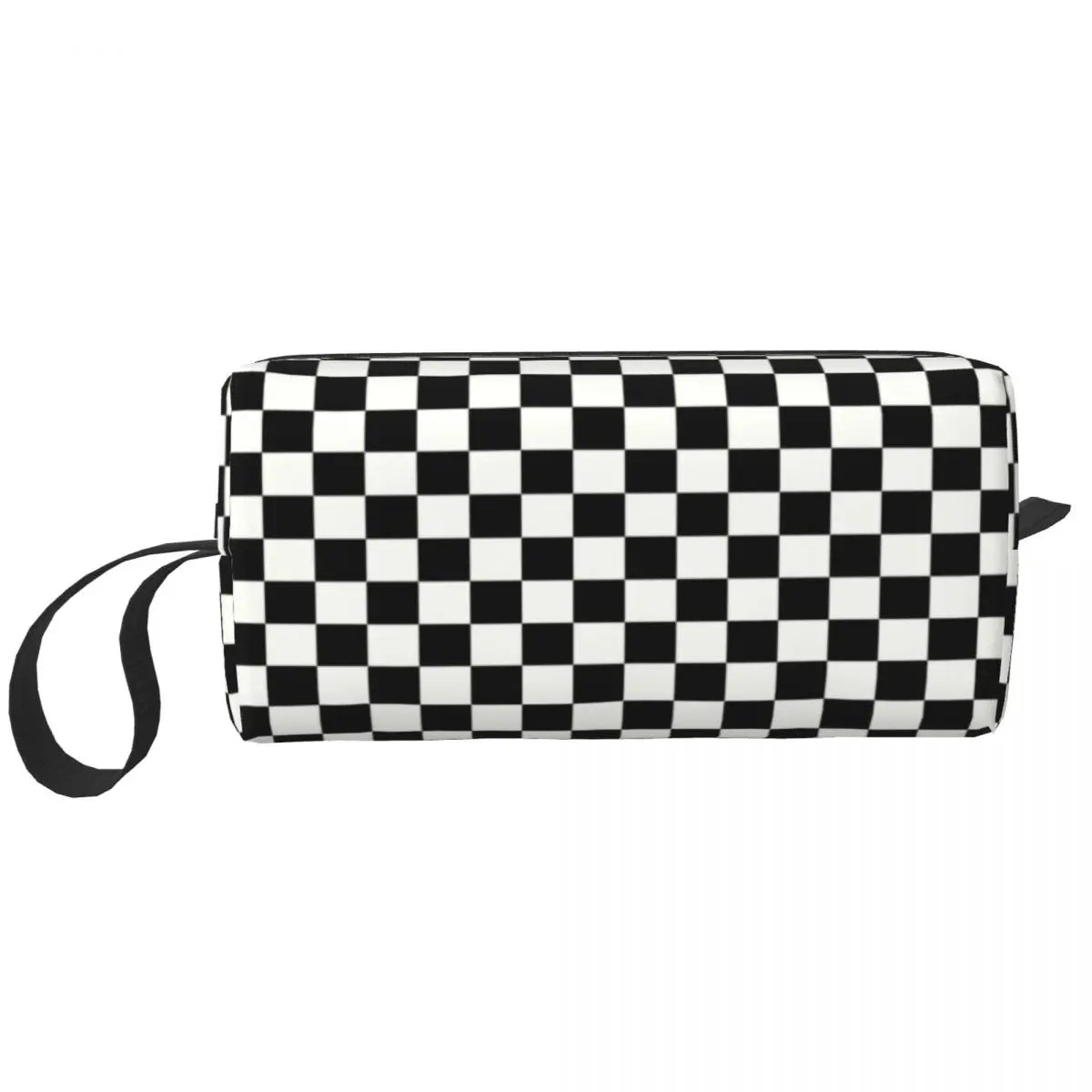 Custom Fashion Chess Toiletry Bag for Women Chessboard