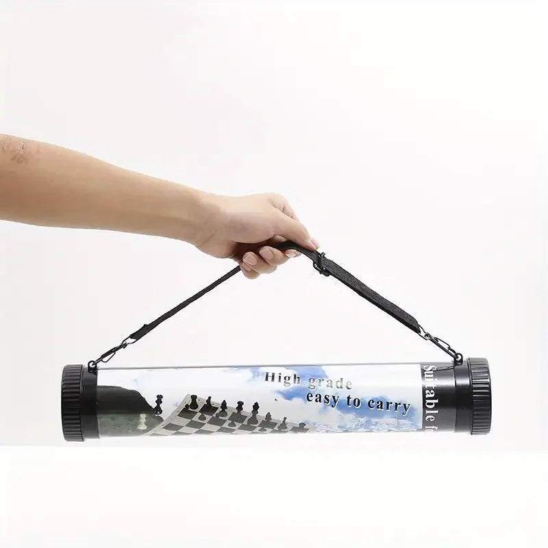 65/75/95mm Chess Pieces Set with Carrying Case Adult Children Chess