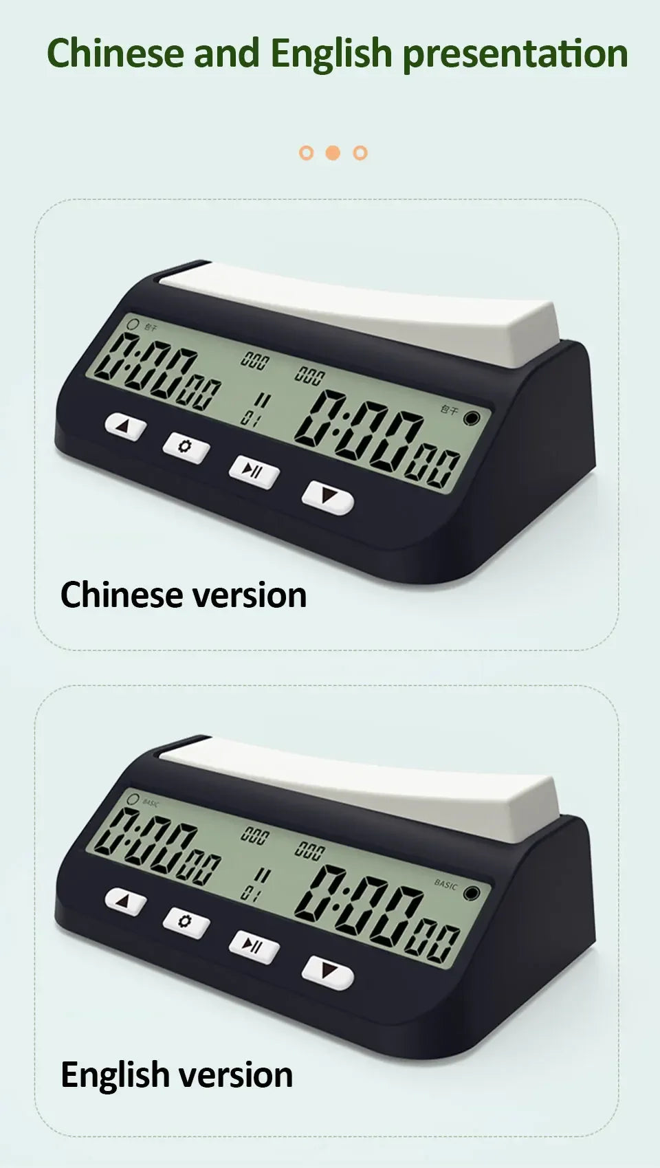 YS9901/YS902 Multipurpose Portable Professional Chess Clock