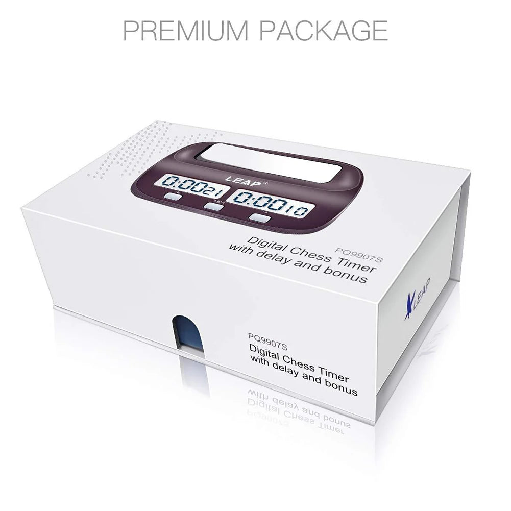 Professional Digital Chess Clock Battery Powered Chess Board Games