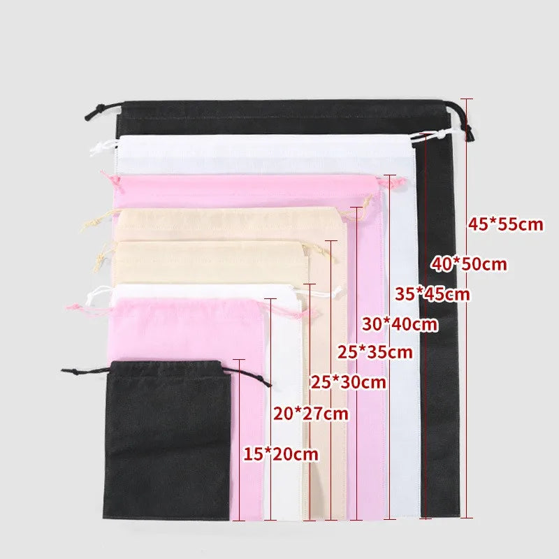 StoBag Non-woven Drawstring Bags Shoe Clothes Storage Fabric Portable