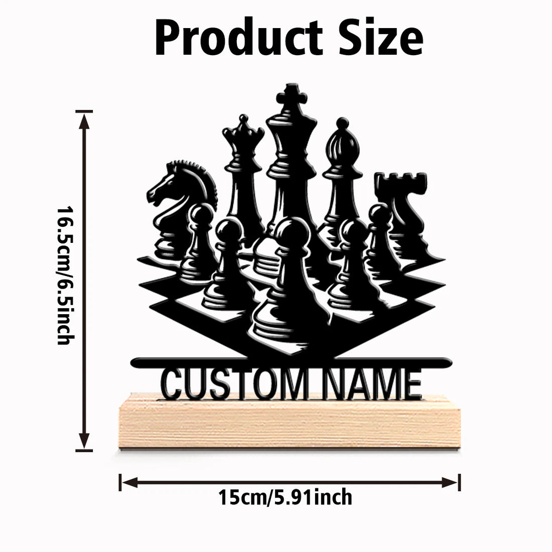 1pc Stylish Personalized Custom Chess Pieces