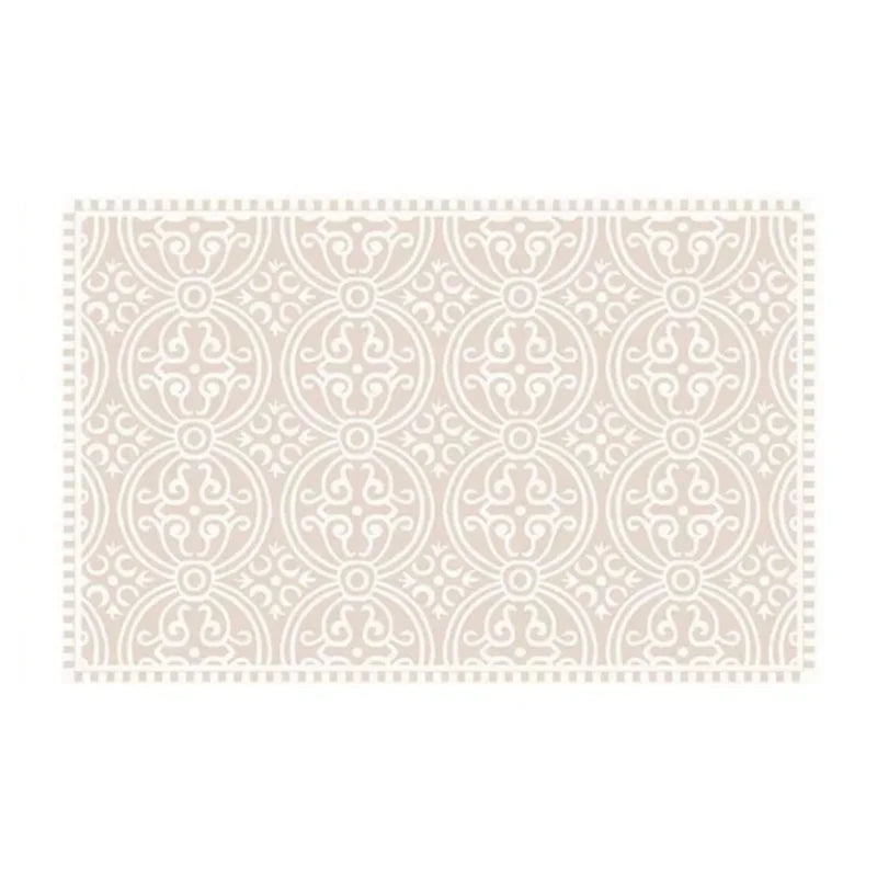 French Retro Rugs for Bedroom Checkerboard Living Room Decoration