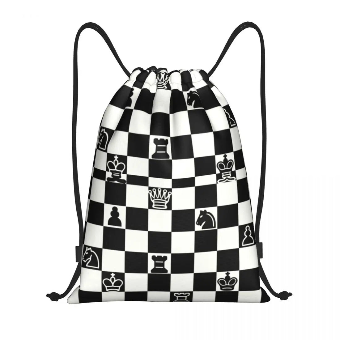 Custom Fashion Chess Drawstring Bags