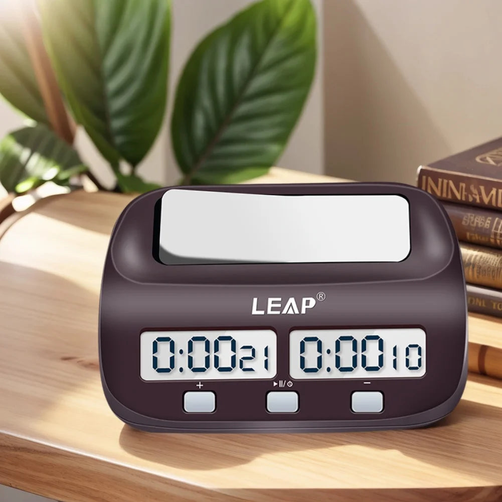 Professional Digital Chess Clock Battery Powered Chess Board Games