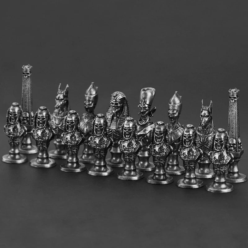 Solid Metal High-end Chess Ancient Egyptian Edition Board Game Piece