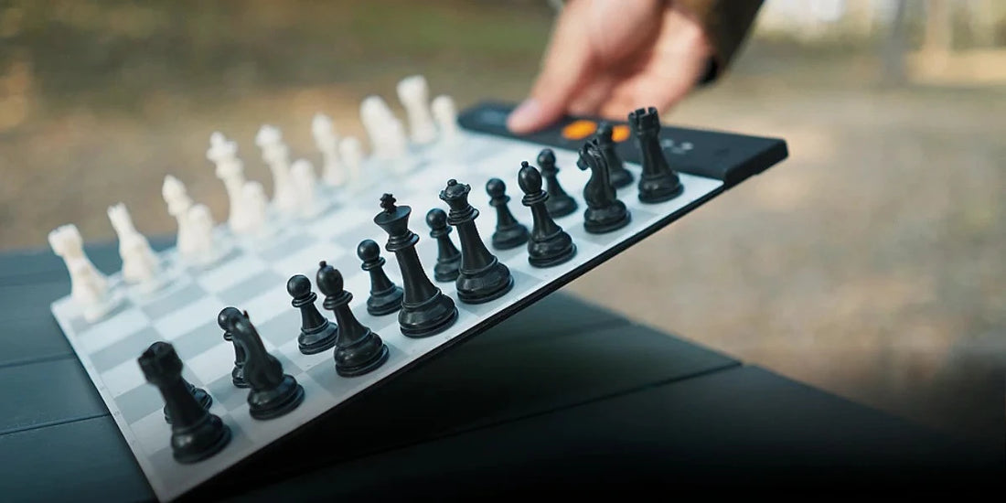 Ultimate Portable Travel Electronic Chessboard ((Grey))