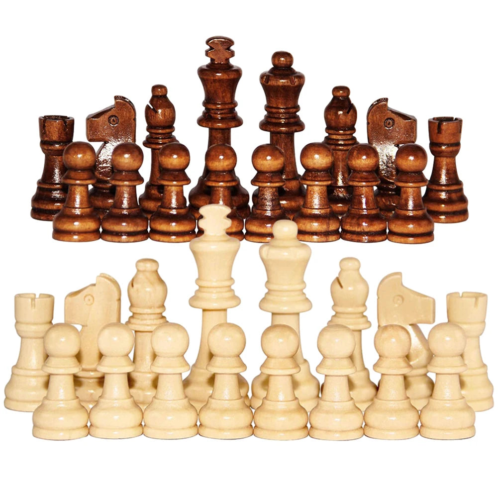 Wooden Chessmen Standard Tournamen Staunton 2.2in King Figures