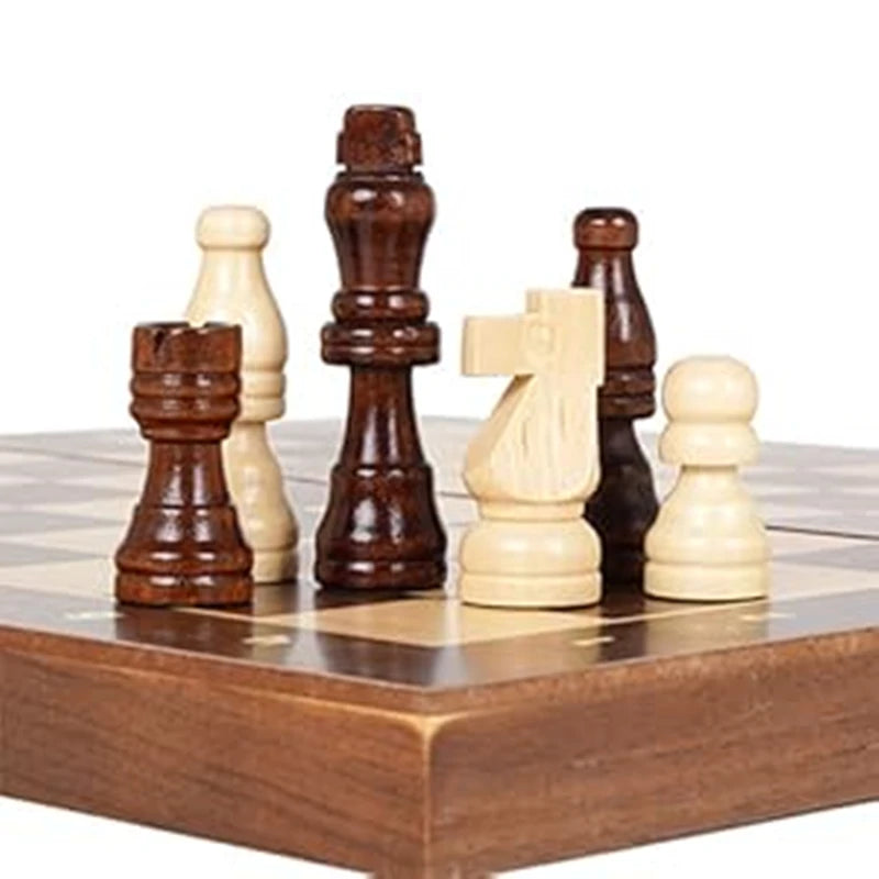 30cm/12inch Travel Chess Wooden Magnetic Chessboard