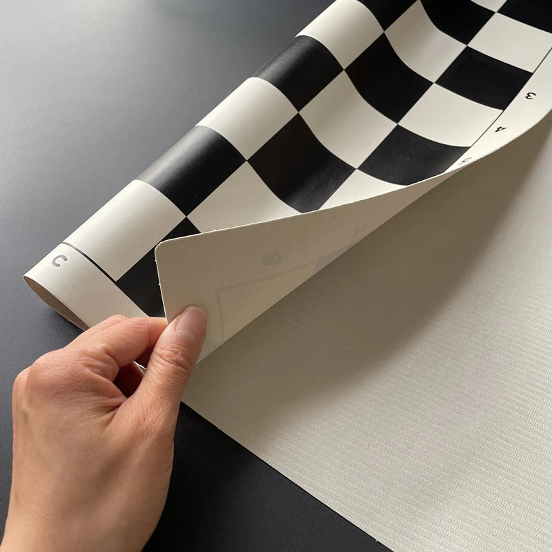 Portable PU Roll-Up Chess Board 34cm / 50cm