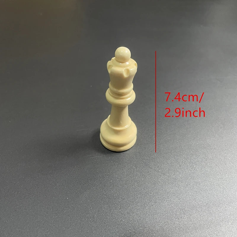 Large-sized wooden chess king pieces of 7.8cm/3inch