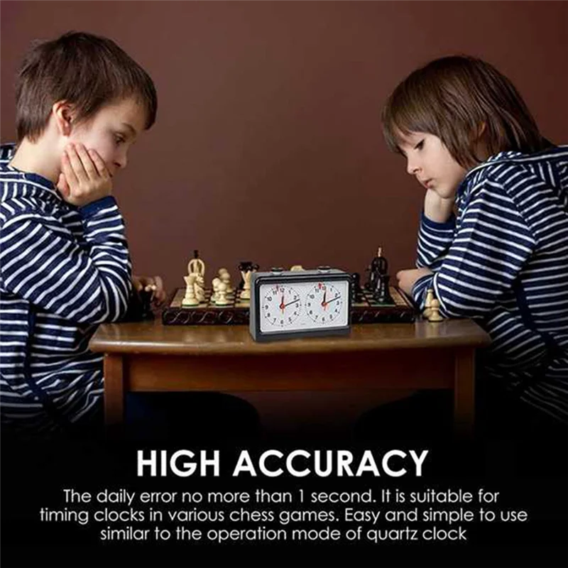 AT13 Chess Clock Timer, Fashion Mechanical Chess Clock