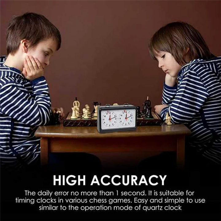 AT13 Chess Clock Timer, Fashion Mechanical Chess Clock