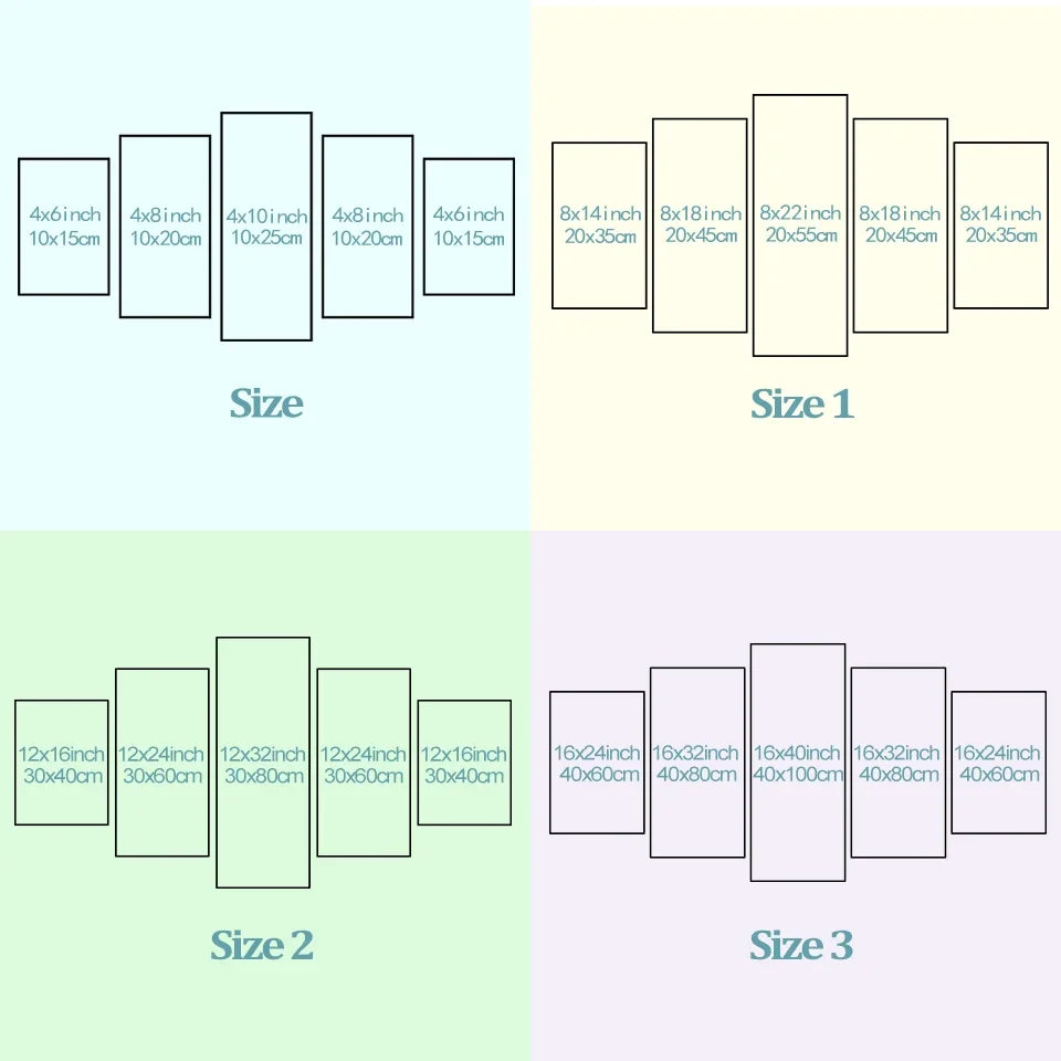 Canvas Painting International chess 5 Pieces Wall Art Painting