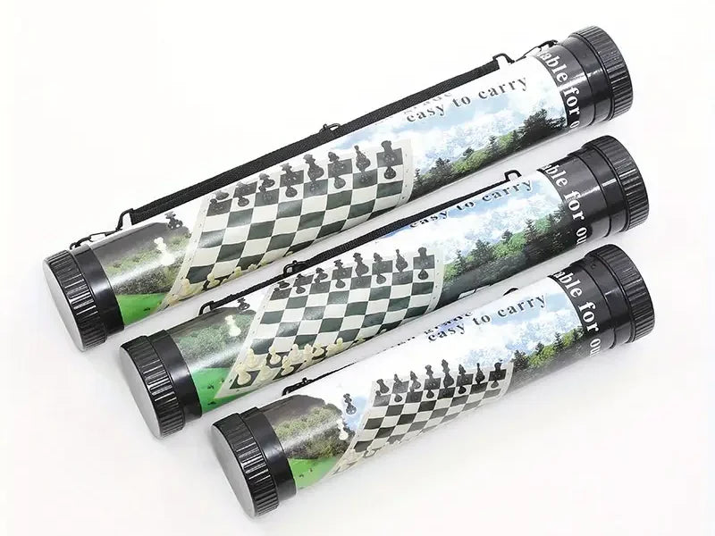 65/75/95mm Chess Pieces Set with Carrying Case Adult Children Chess