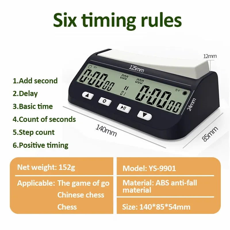 YS9901/YS902 Multipurpose Portable Professional Chess Clock