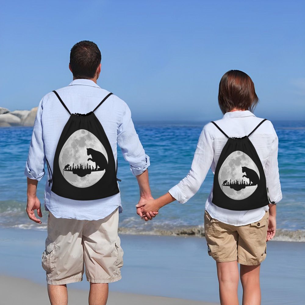 Custom Fashion Chess Drawstring Bags