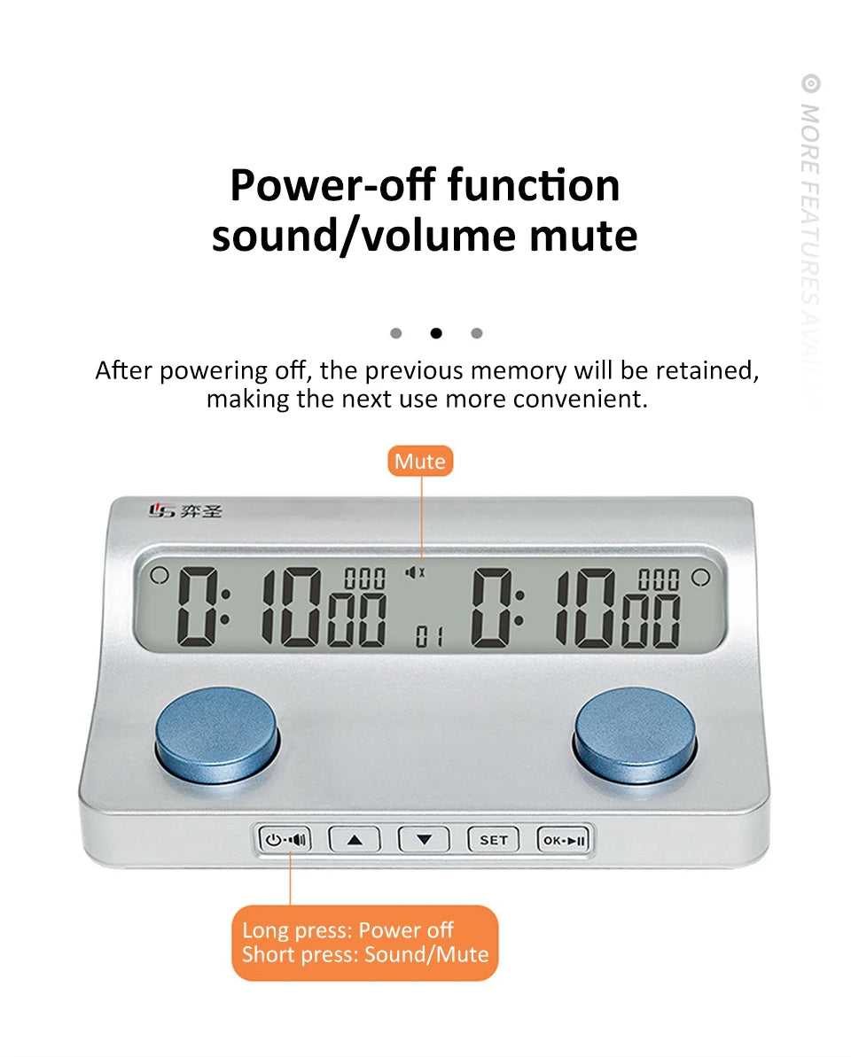Multipurpose Professional Chess Clock Digital Chess Timer