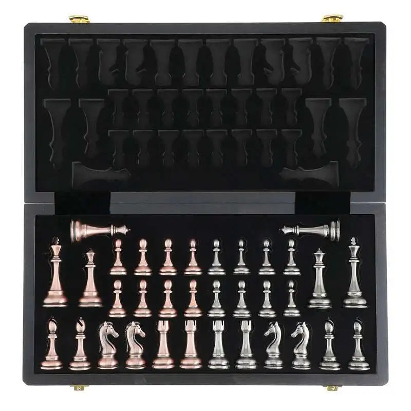 High-end metal chess pieces,