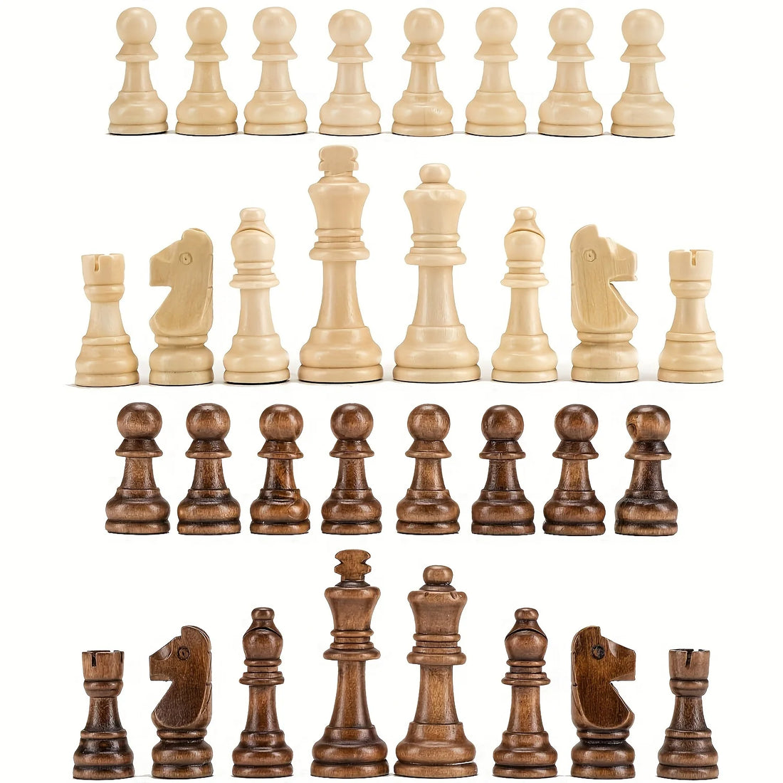 7.8cm/ 3-inch new high-end solid wood chess piece set