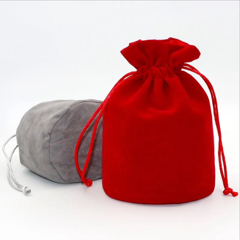High Quality Velvet Dice Bag Jewelry Packing Drawstring Pouch for Games
