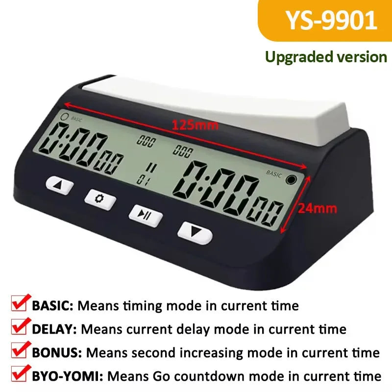 YS9901/YS902 Multipurpose Portable Professional Chess Clock