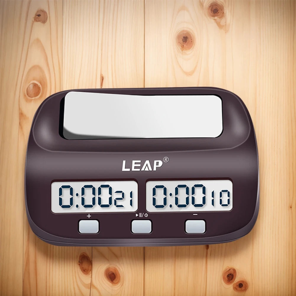 Professional Digital Chess Clock Battery Powered Chess Board Games