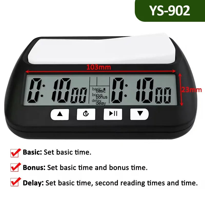 YS9901/YS902 Multipurpose Portable Professional Chess Clock