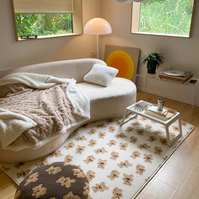 Japanese Style Carpets for Living Room Minimalist Bedroom Decor