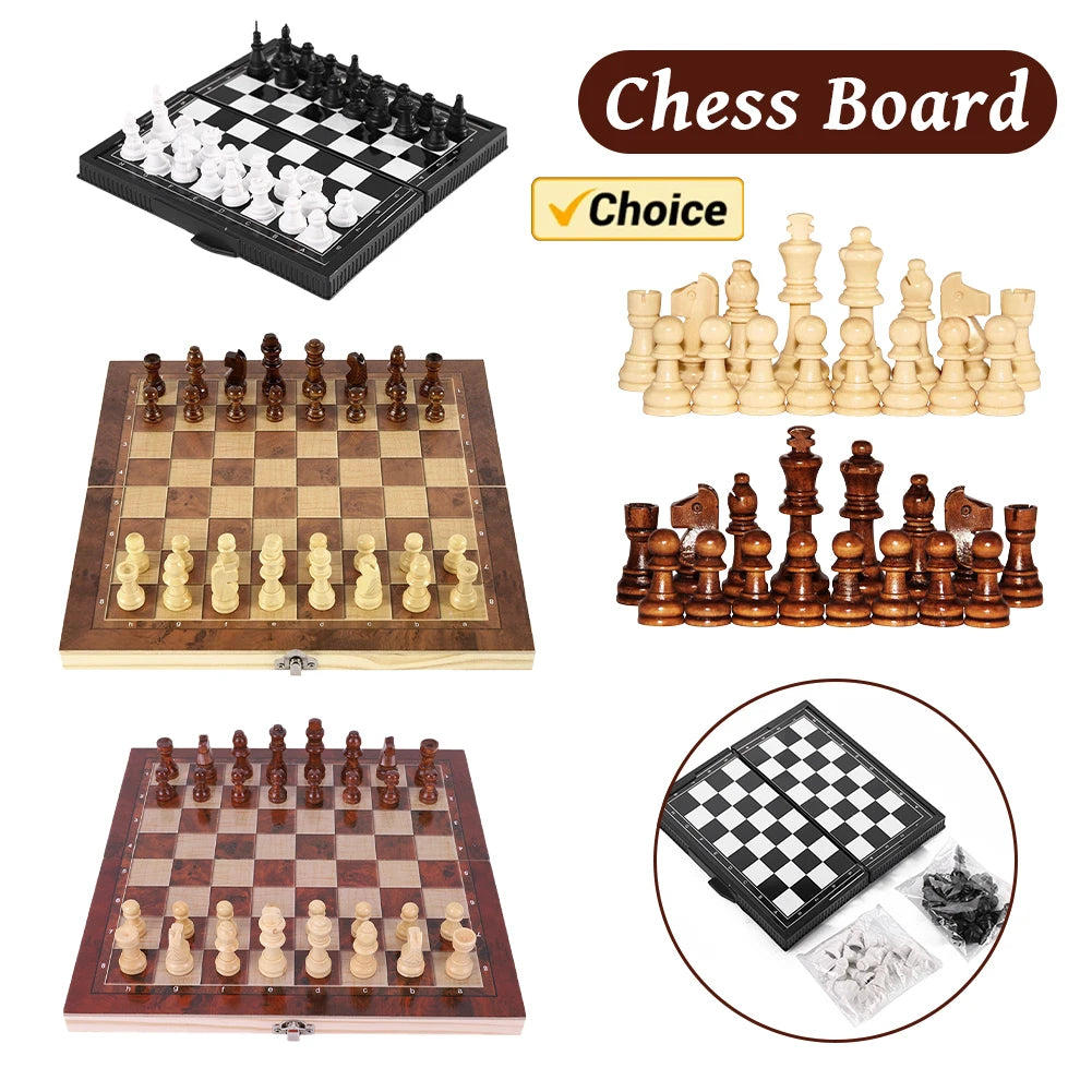 Wooden Chessmen Standard Tournamen Staunton 2.2in King Figures