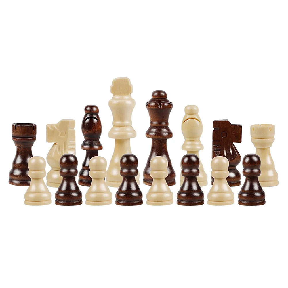 Wooden Chessmen Standard Tournamen Staunton 2.2in King Figures