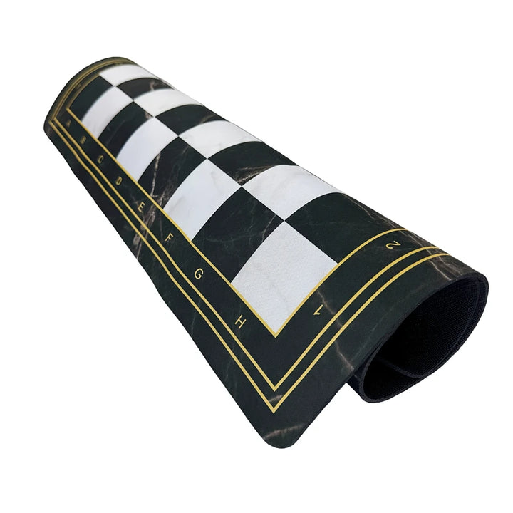 52cm Large Roll-Up Chess Board Marble Style