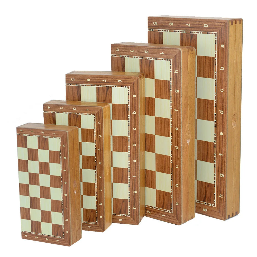 Magnetic Wooden Folding Chess Set
