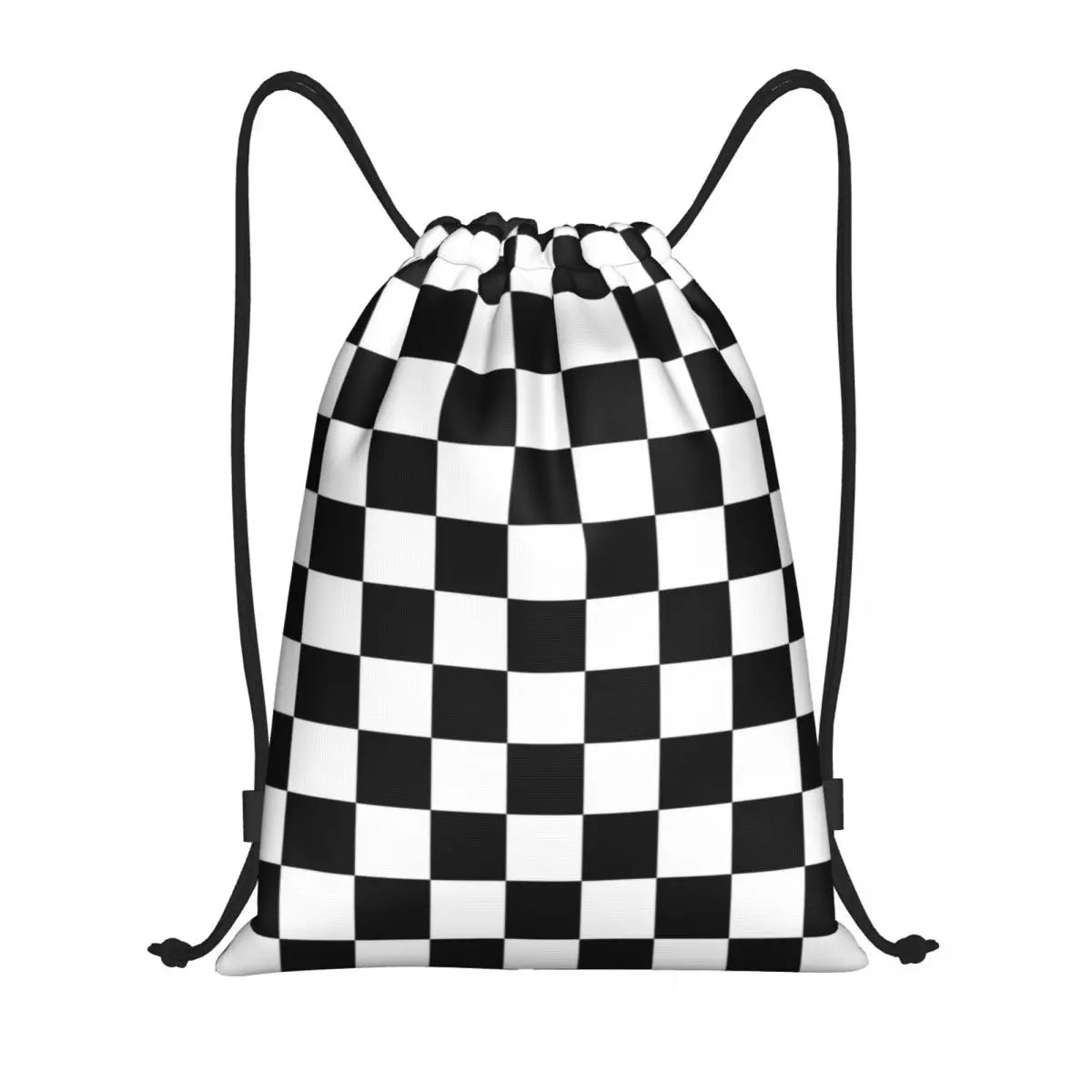 Custom Black And White Check Checkered Chess