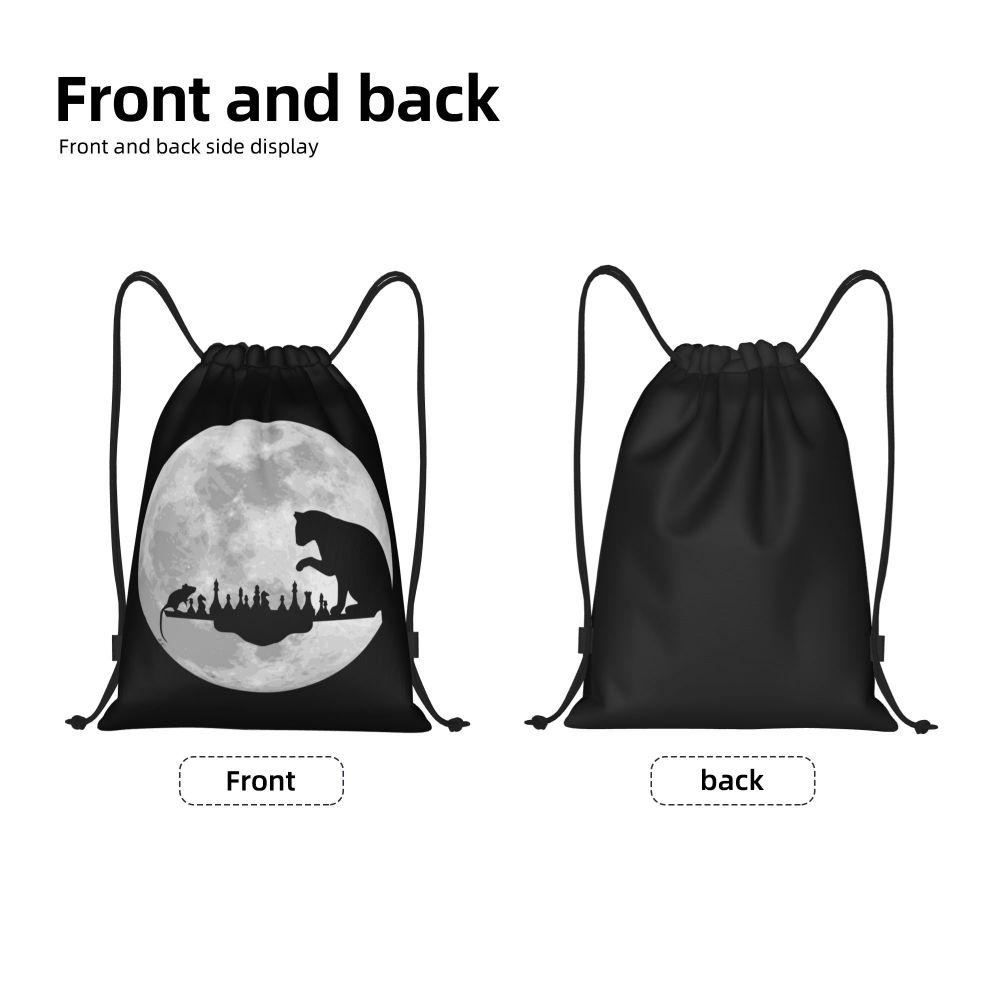 Custom Fashion Chess Drawstring Bags