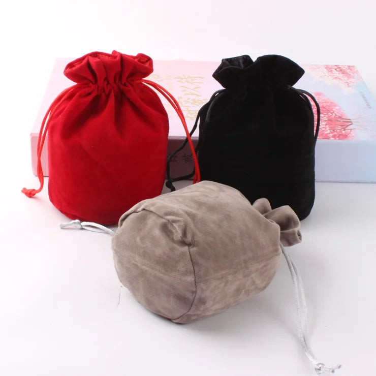 High Quality Velvet Dice Bag Jewelry Packing Drawstring Pouch for Games