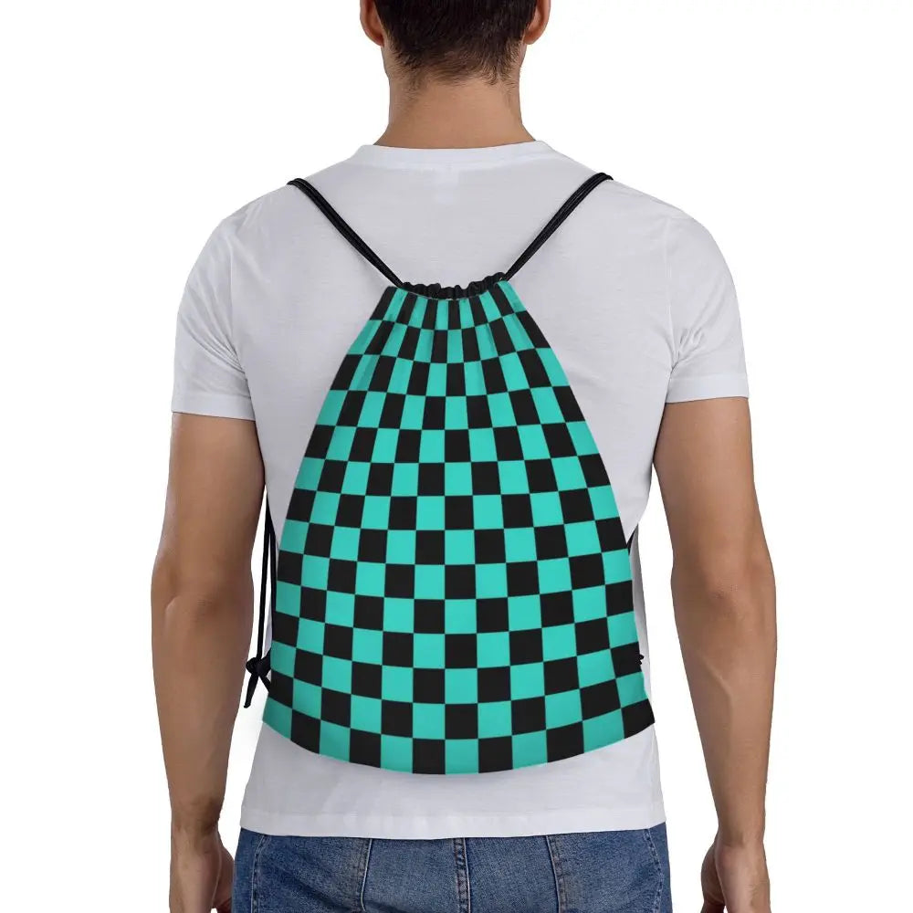 Custom Black And White Check Checkered Chess