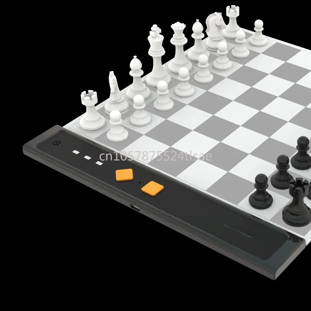 Ultimate Portable Travel Electronic Chessboard ((Grey))