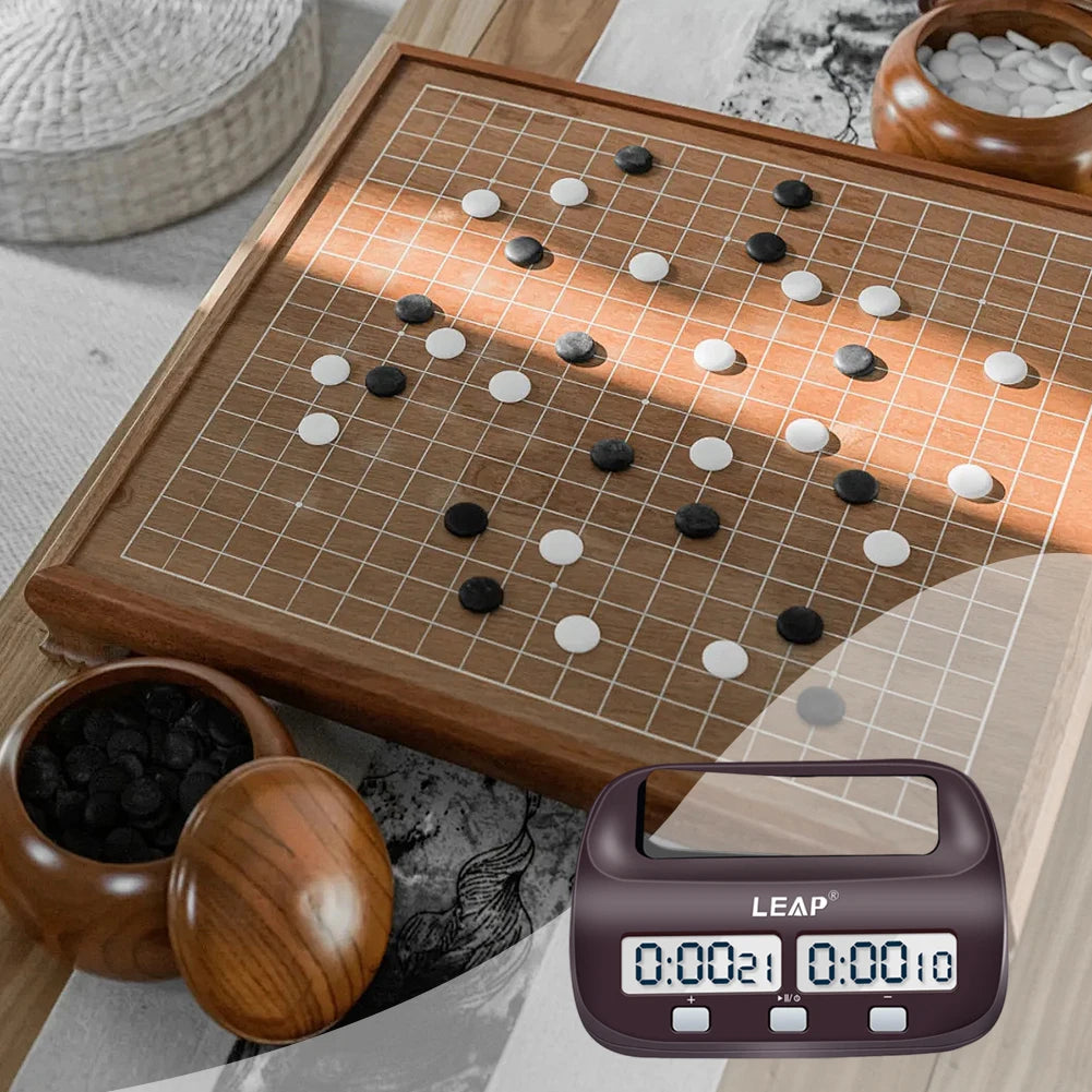 Professional Digital Chess Clock Battery Powered Chess Board Games