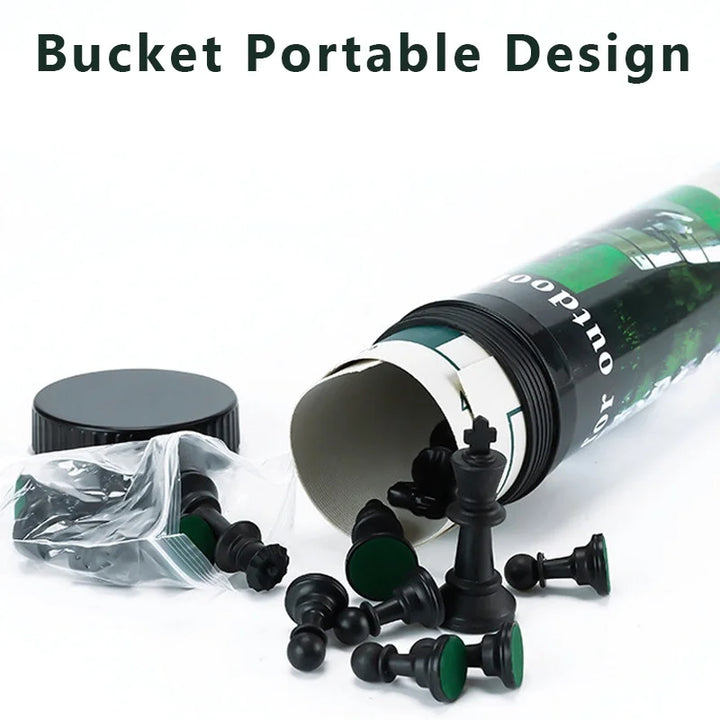 Outdoor Wooden Chess Set