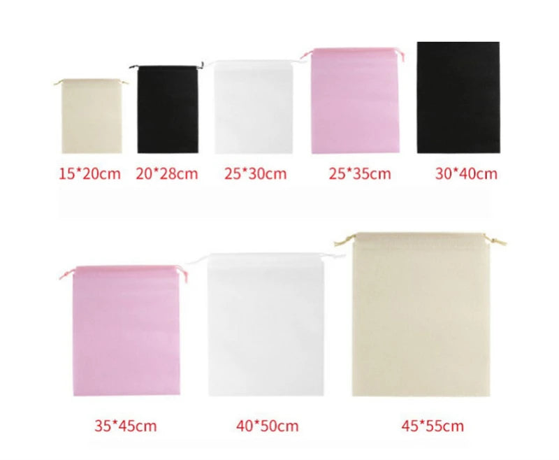 StoBag Non-woven Drawstring Bags Shoe Clothes Storage Fabric Portable