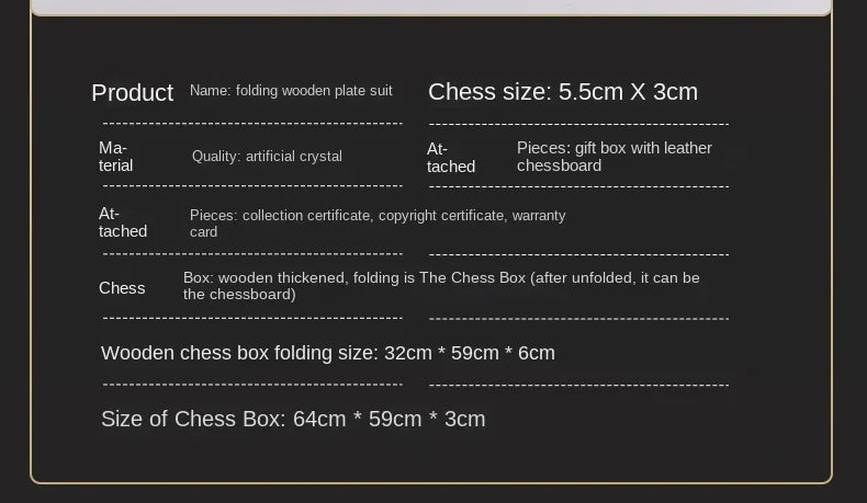 Crystal Chess Large Set High-end with Chessboard Creative Durable Gift