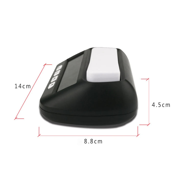 Professional Chess Clock Count Up Down Board Game Stopwatch Portable