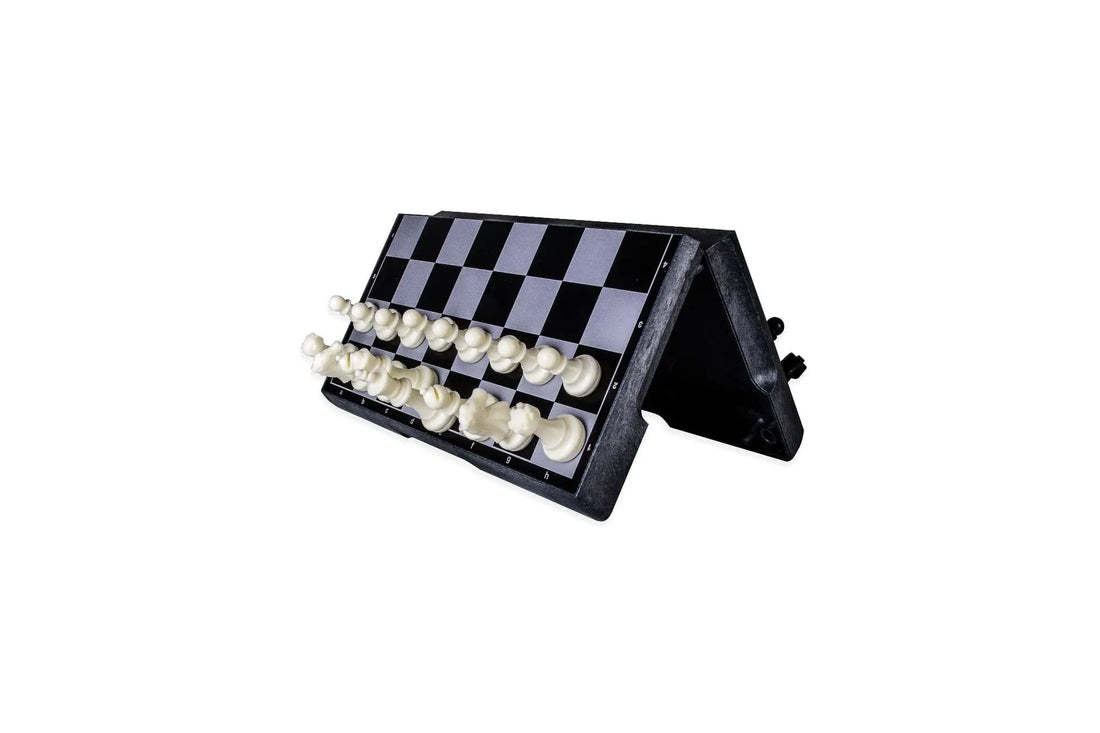 Medieval Folding Classic Chess Set With Chessboard