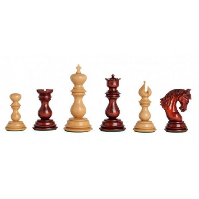 Altamura Schachserie 4,5" – Ebenholz & Buchsbaum, gewichtetes Luxus-Staunton-Set