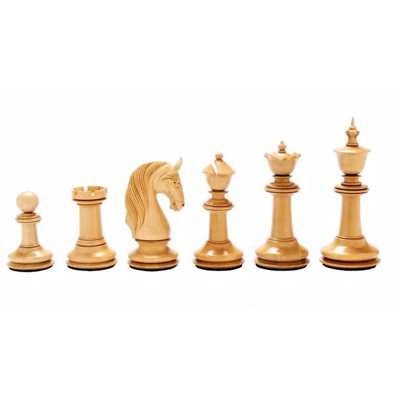 Alverno Staunton Schachfiguren 4.5" – Dreifach gewichtetes Luxus-Staunton-Set